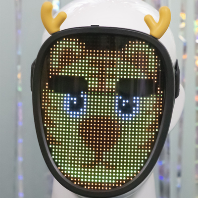 ของขวัญมาสก์หน้า LED อัจฉริยะ 17x14.5x3.5 ซม. สำหรับเด็ก 10 ไดนามิก 40 ภาพนิ่ง