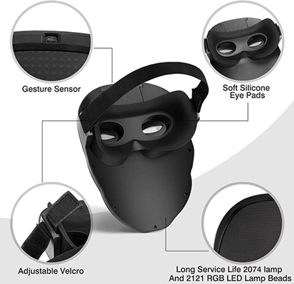 บลูทู ธ Led Face Mask ที่แก้ไขได้สำหรับคริสต์มาสฮาโลวีน