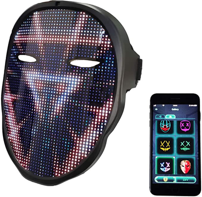 บลูทู ธ Led Face Mask ที่แก้ไขได้สำหรับคริสต์มาสฮาโลวีน