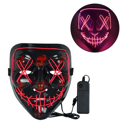 ล้างหน้ากากฮาโลวีน LED หน้า