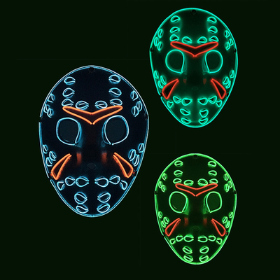 Jason Horror Halloween LED หน้ากากคอสเพลย์สำหรับ Masquerade