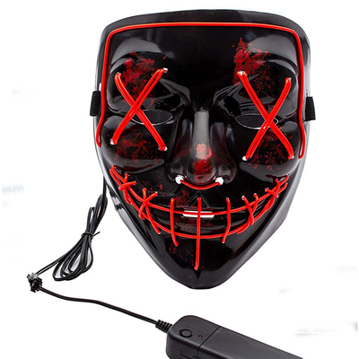 Masquerade Light Up หน้ากากฮาโลวีนล้างเรืองแสงด้วย 10 สีที่แตกต่างกัน