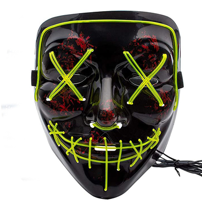 Masquerade Light Up หน้ากากฮาโลวีนล้างเรืองแสงด้วย 10 สีที่แตกต่างกัน