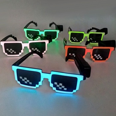 Mosaic Light Up แว่นกันแดด LED เรืองแสงด้วย 3 โหมดส่องสว่าง
