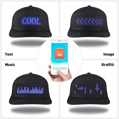 โปรแกรมควบคุมแอพ Bluetooth LED Hat ที่ถอดออกได้ ปรับได้