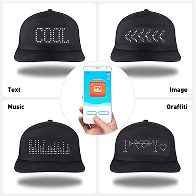 Bluetooth LED Message Cap โปรแกรมปรับแสงสีขาวได้