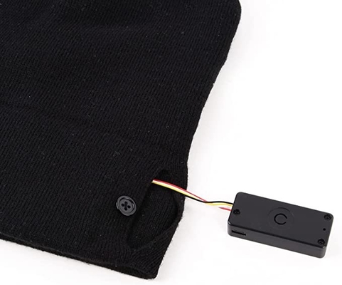 จอแสดงผล LED หมวกไฟหมวก Beanie Cap Bluetooth APP ตั้งโปรแกรมได้