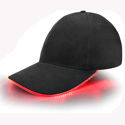 หมวกเบสบอล LED Light Up 3 โหมดกระพริบสำหรับปาร์ตี้ Rave Christmas