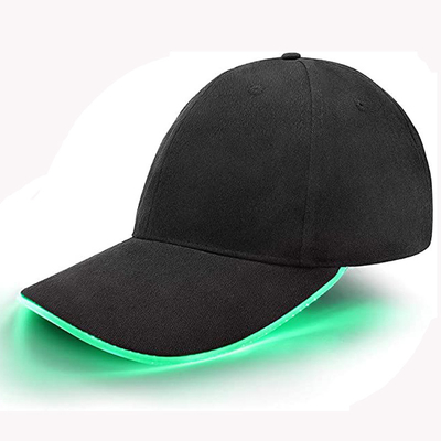 หมวกเบสบอล LED Flash Glow Light Up หมวกสำหรับการแสดงฮิปฮอป