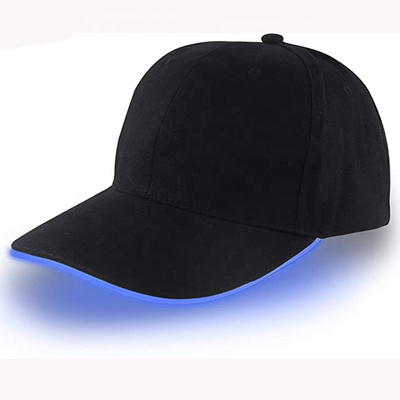 หมวกเบสบอล LED ปาร์ตี้เรืองแสง Rave Light Up หมวกพร้อมแบตเตอรี่ CR2016 2 ชิ้น