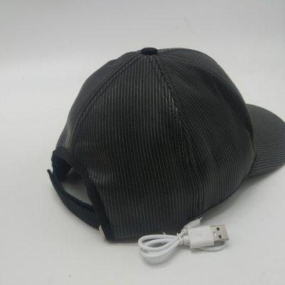 หมวกเบสบอล LED เรืองแสงพร้อมการชาร์จ USB 7 สี