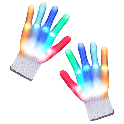 ถุงมือ LED Light Up แบบกระพริบสำหรับเด็กผู้หญิงวันเกิดของขวัญคริสต์มาส
