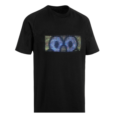 โปรแกรมไฟ LED T เสื้อ App ควบคุม USB ชาร์จ Unisex