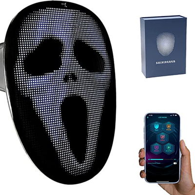 3600pcs Programmable Smart Led Face Mask สำหรับ Halloween Party Cosplay