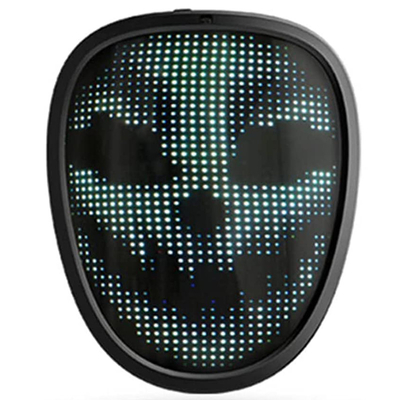 Kids Halloween Led Face Mask ท่าทางสัมผัสใบหน้าเปลี่ยนสำหรับปาร์ตี้คอสเพลย์