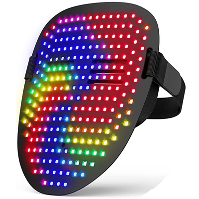 ใบหน้าเปลี่ยนหน้ากาก Led ฮาโลวีน Usb เติมเงินสำหรับปาร์ตี้คอสเพลย์
