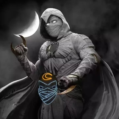 Moon Knight Halloween Light Up Led Mask วัสดุ Pvc เรืองแสงในที่มืด