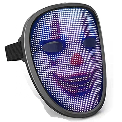 Tiktok Explosive LED Full Face Change Mask สำหรับเด็ก ชาร์จ USB ได้